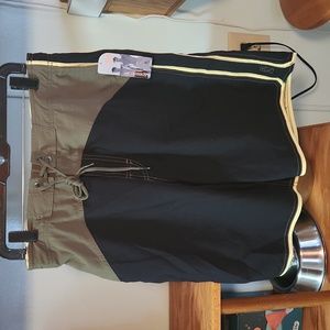 Speedo Men's Swim Shorts Black/Forest Green